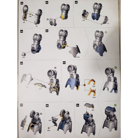 30K Space Marine Bits Saturnine Dreadnought Legs & Feet Set A01 - Picture 7 of 8